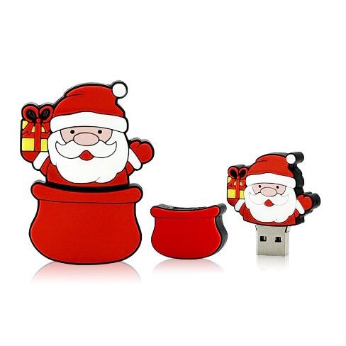 Flash Disk Usb 1TB Bentuk Kartun Santa Claus / snowman / Rusa Natal Untuk Hadiah