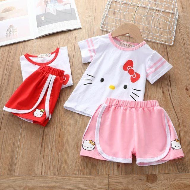 FILOBEE/ STELAN ANAK PEREMPUAN LUCU BAJU SANTAI DIRUMAH 1-4 TAHUN BISA COD MOTIF LUCU