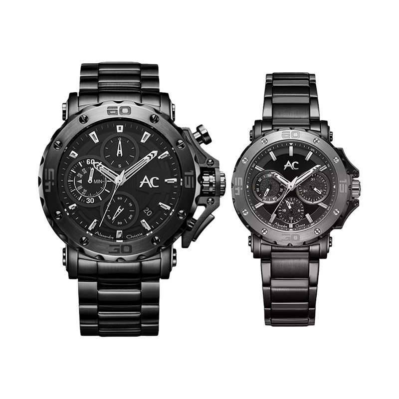 Jam Tangan Couple Alexandre Christie Classic AC 9205 BEPBA ORIGINAL