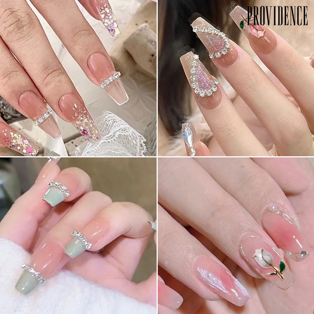 Providence 1 Pak Hiasan Kuku 3D Bentuk Bunga Tulip Bahan Resin Untuk Nail Art Wanita