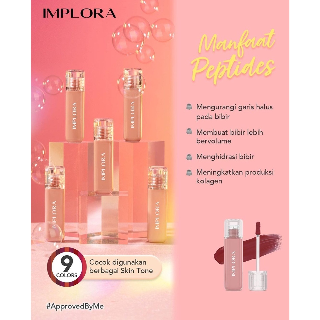 IMPLORA JELLY TINT 5ML ORIGINAL BPOM / LIP TINT IMPLORA