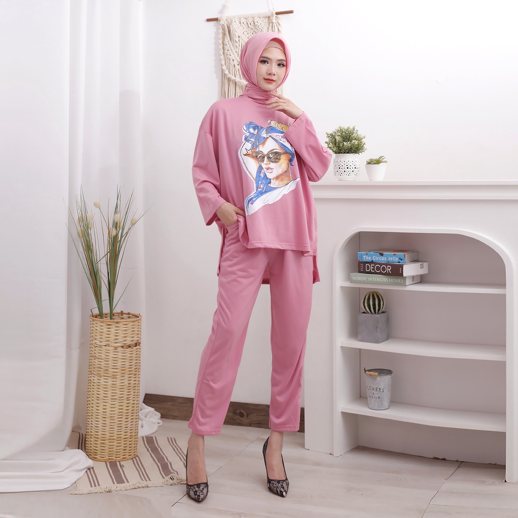 GR ONESET STELAN OVERSIZE TERKINI SUGAR MOM SR620