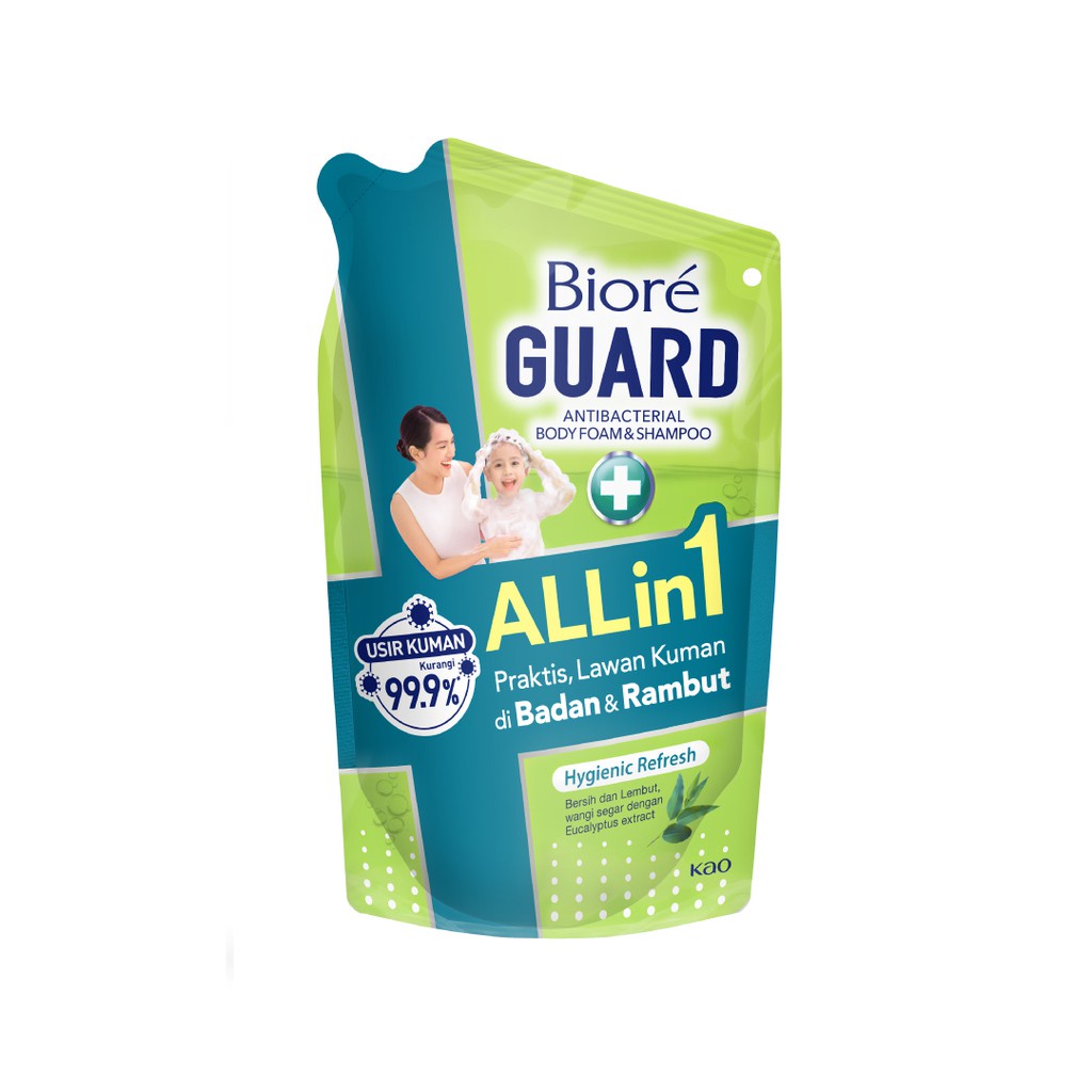 BIORE Guard ALL in 1 Anti Bacterial Body Foam&amp;Shampoo