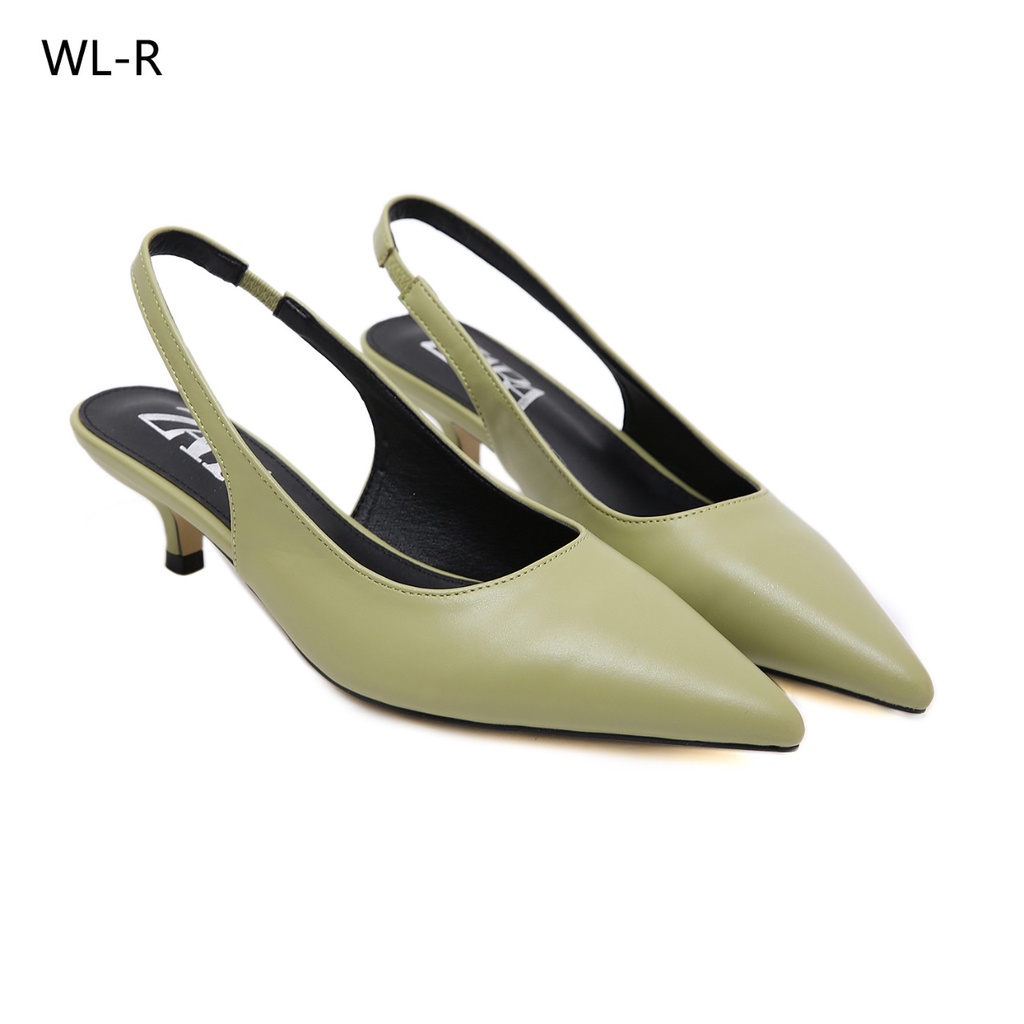 ZR High Heel Leather Shoes WL-R