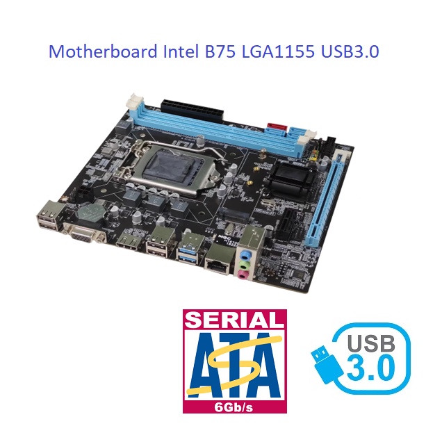 Mainboard Intel H81 B75 LGA1150 LGA1155 USB3.0 SATA3 Motherboard PC - H81 LGA1150