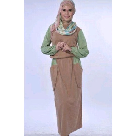 actual basic gamis AB 4013 kaos combed