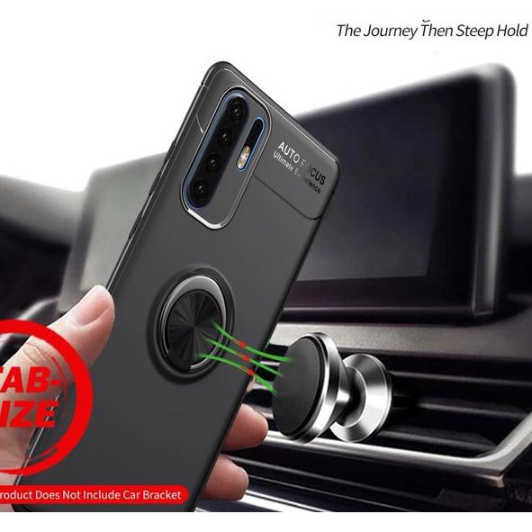 Case Huawei P30 Lite Case Luxury Mangnetic Ring Hard Softcase
