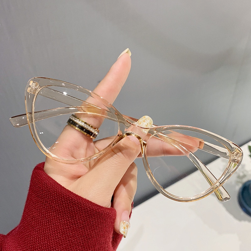 Kacamata Model Mata Kucing Anti Blue Light Gaya Retro Eropa Dan Amerika