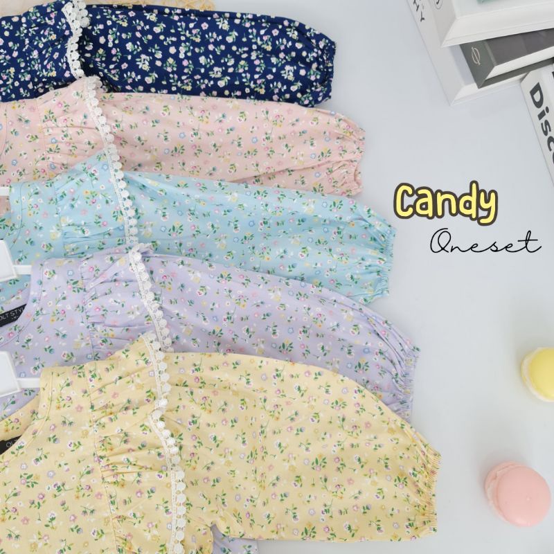 Ollet Oneset CANDY/ 2 - 10 tahun Setelan anak ala korea perempuan