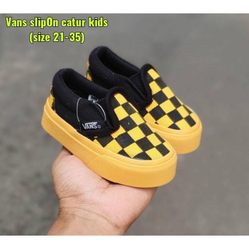 Vans anak Vans slipon anak terbaru Vans slipon catur