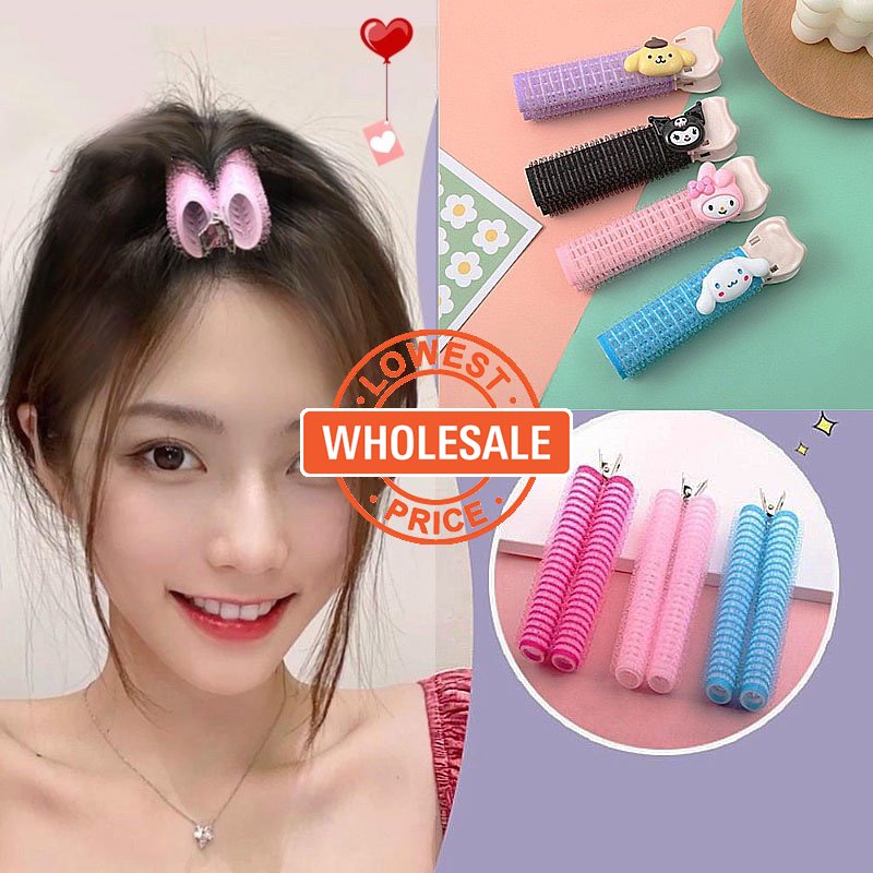 Jepit Rambut Model Roller Seamless Motif Kartun Untuk Wanita