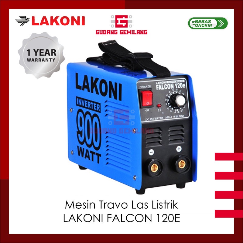 Mesin Las Listrik Travo Welding Inverter 900 Watt Lakoni Falcon 120E