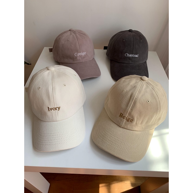 Topi Baseball Casual Motif Bordir Tulisan Gaya Korea Untuk Wanita