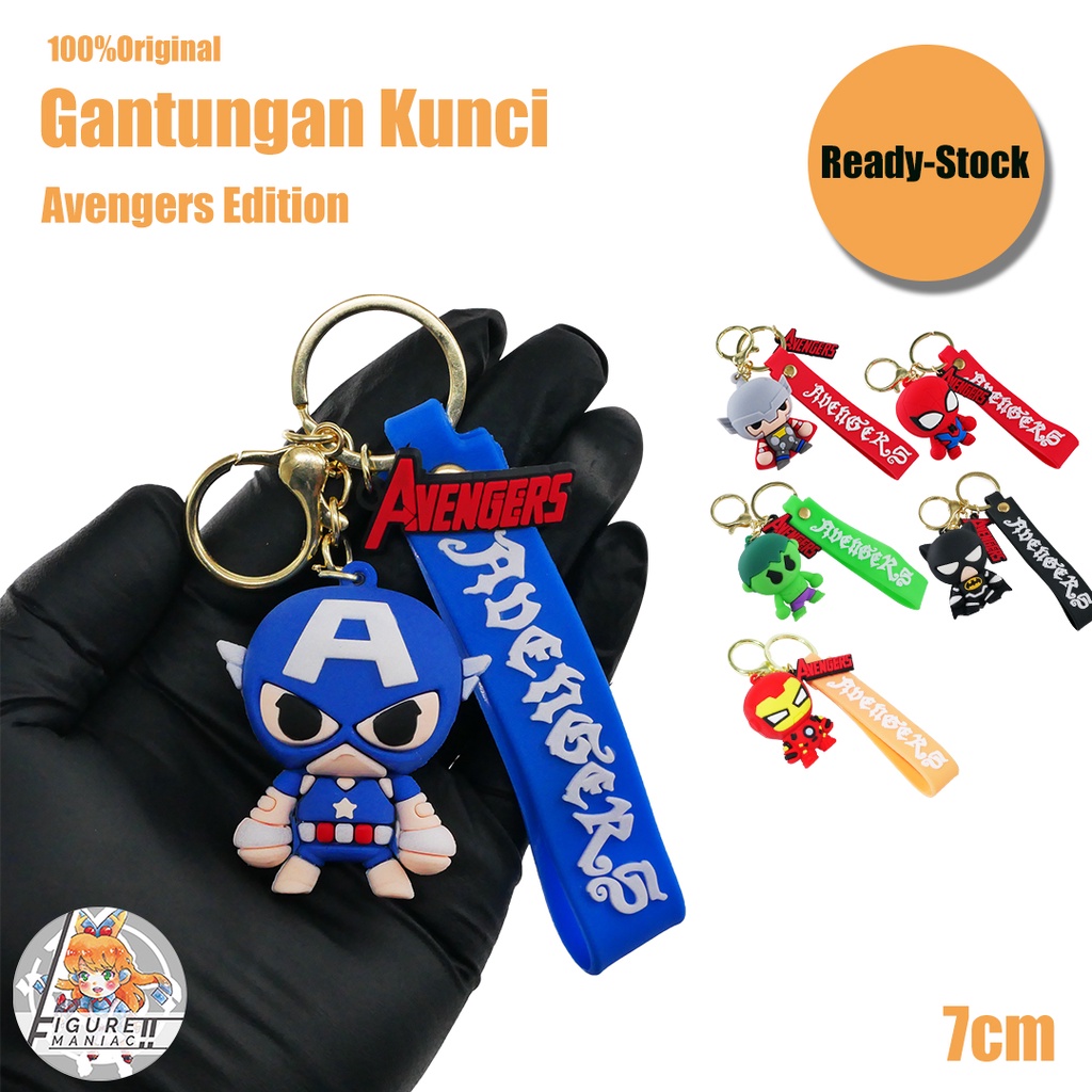 Gantungan Kunci - Superhero 3D Edition 7 cm Premium Import