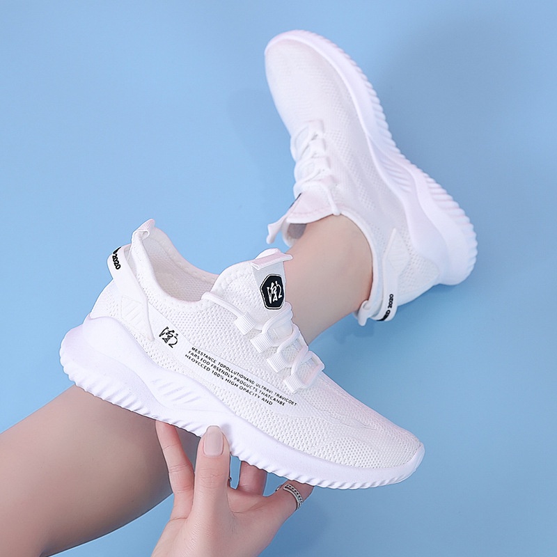 ❀ Chingu ❀ SEP018 (Tanpa Kotak) Sepatu Sneakers Wanita Simple Sporty Model Korea Fashion Casual Sport Santai Olahraga Import