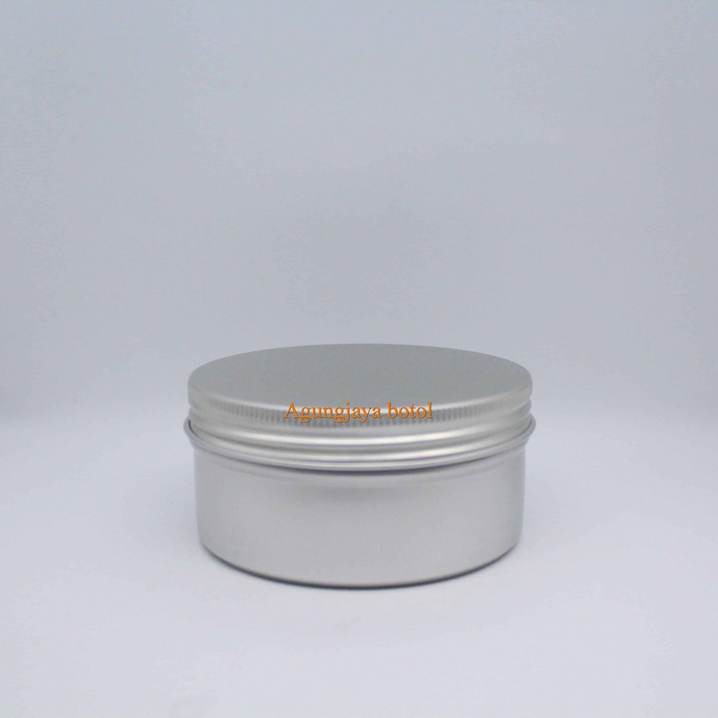 Pot Alumunium 150 Gr Tabung / Pot Kaleng / Pot Alumunium / Pot Pomade / Pot Lulur Alumunium / Pot 15