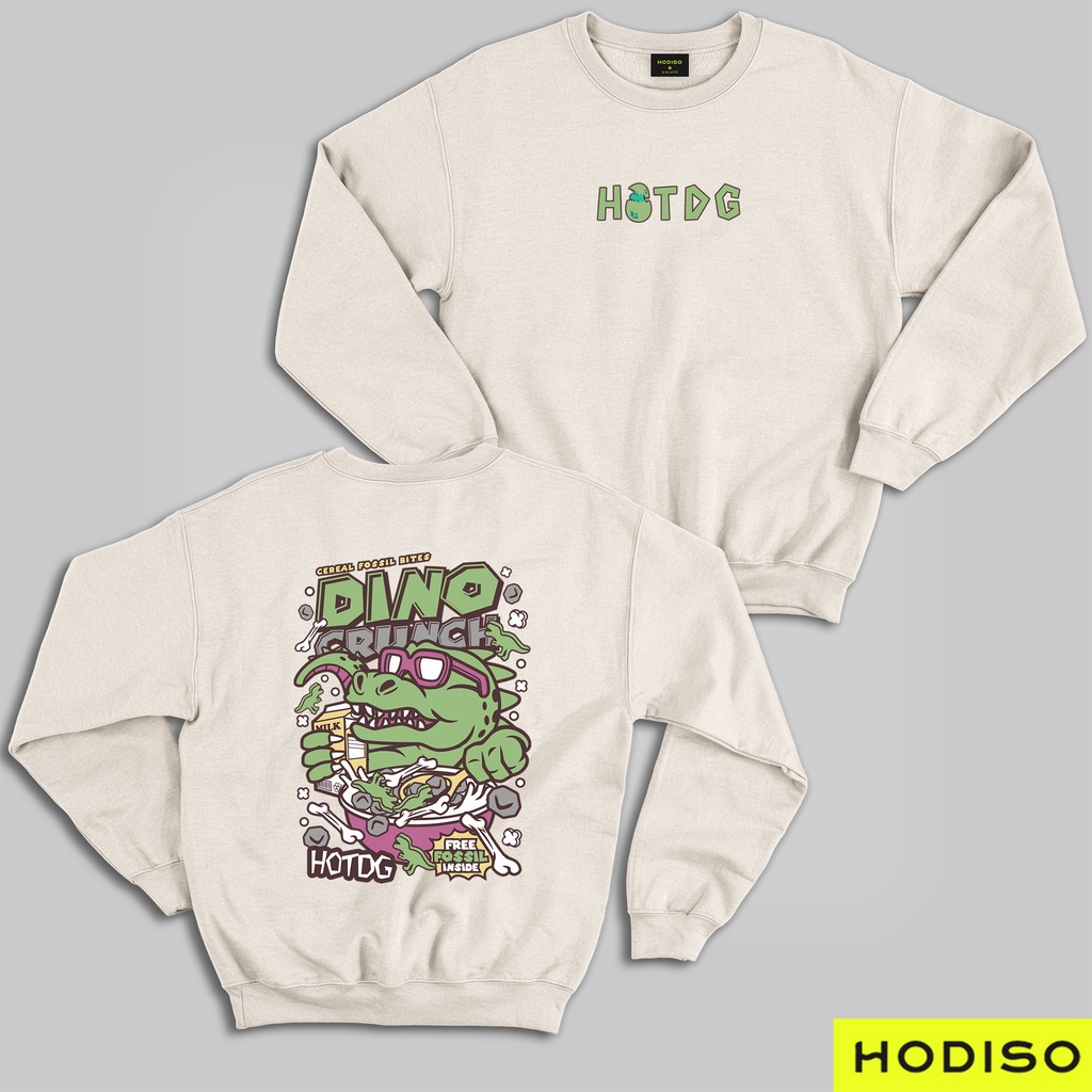 HODISO - Dino Crunch Crewneck Sweater