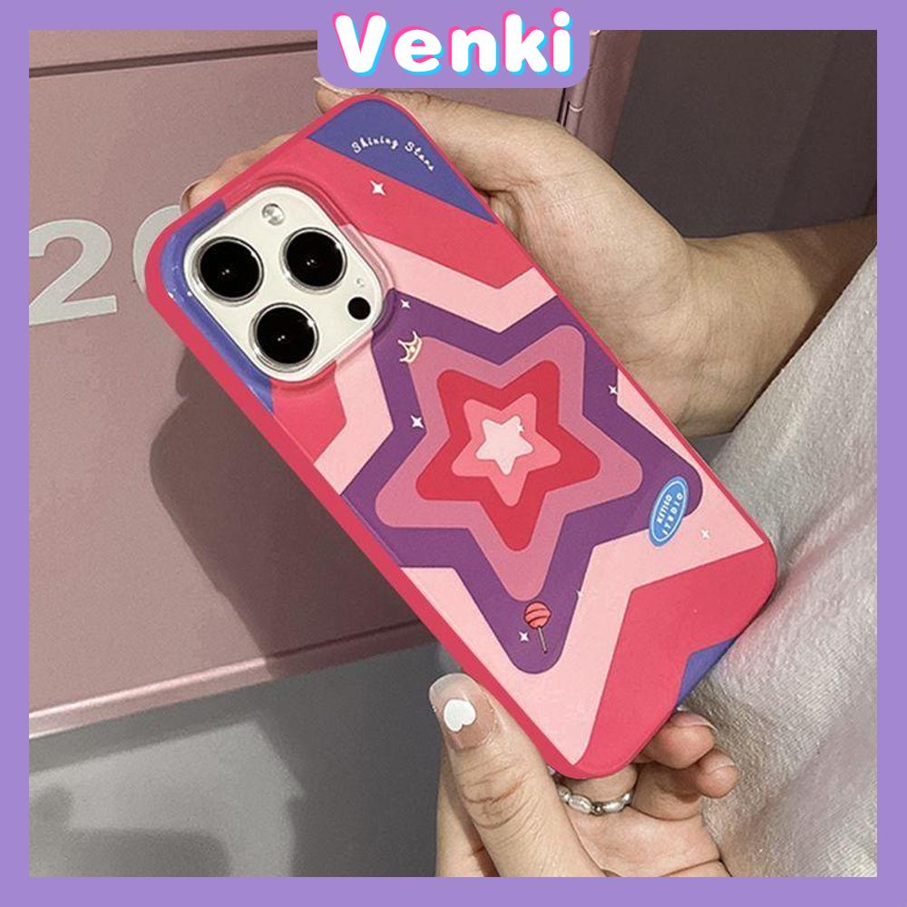 Case iPhone 14 Pro Max TPU Soft Case Start Circle Glossy Pink Purple Candy Case Camera Protection Shockproof For iPhone 14 13 12 11 Plus Pro Max 7 Plus X XR