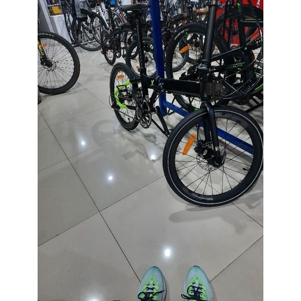 Sepeda Lipat FOLDX X9 Z11 Limited Edition 20 inch , 22 Speed -Hitam