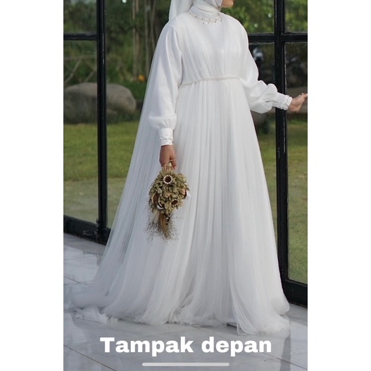 Prewedding Dress/Wedding dress/Gaun Prewedding/Gaun Pesta/Gaun Putih
