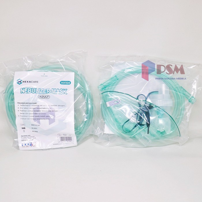 Nebulizer Mask Set GP Care Dewasa Anak / Masker Tempat Obat Uap Cosmo