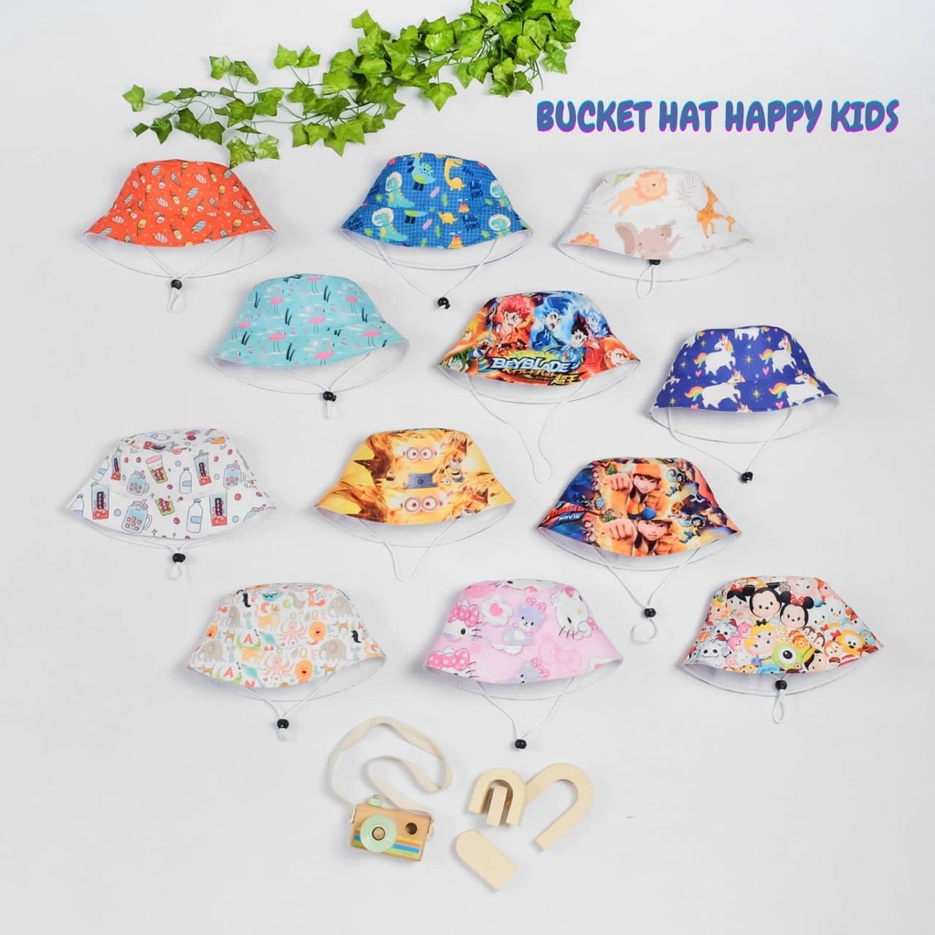 Bucket Hat Happy Kids