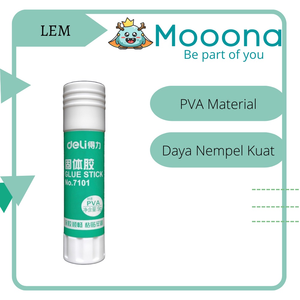 

Deli Lem Glue Stick putih 8 gr