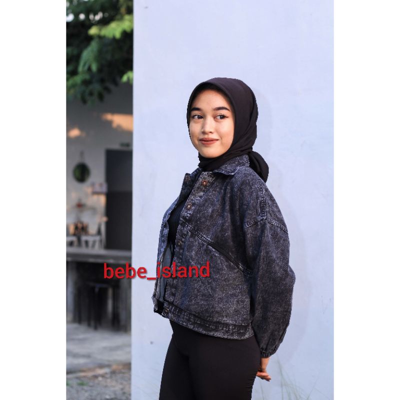 JAKET JEANS WANITA OVERSIZE VINTAGE / OVERSIZE JAKET JUMBO WANITA