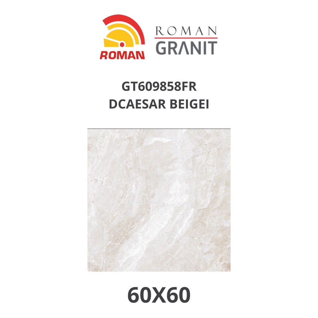 ROMANGRANIT DCAESAR BEIGE 60X60 GT609858FR (ROMAN GRANIT)
