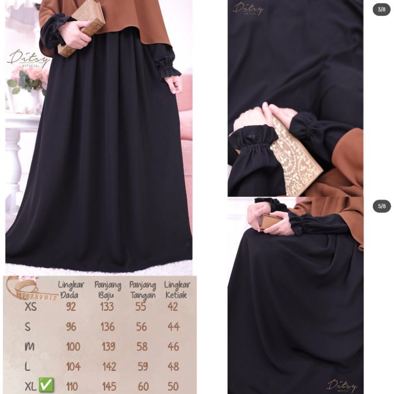 LILURA SL BLACK SIZE XL PRELOVED BOOKED WATI