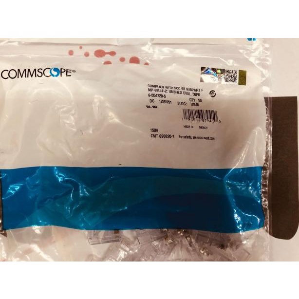 AMP Commscope Connector RJ45 Cat5 RJ-45 Cat.5e Original