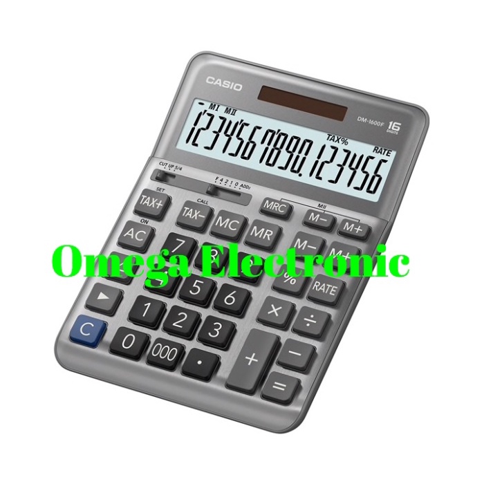 

Calculate Casio Dm-1600F - Calculator Desktop Kalkulator Meja Kantor Dm 1600 F