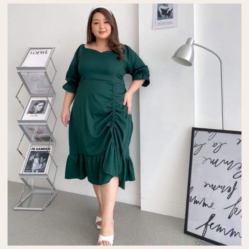 DRESS JUMBO SABRINA AIRA/ DRESS KEKINIAN BIG SIZE./DRESS SERUT.