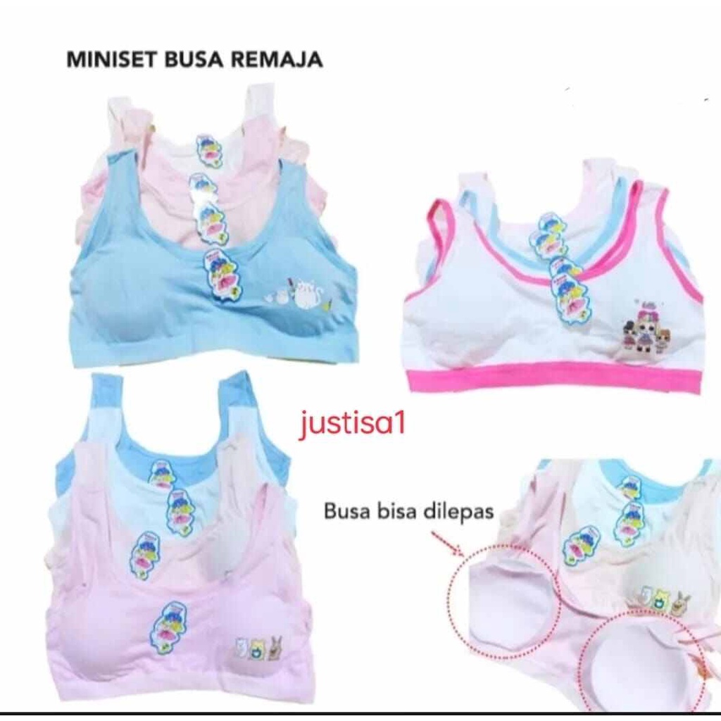 3 PCS MINISET BUSA ANAK SD SMP MINISET BUSA ANAK REMAJA