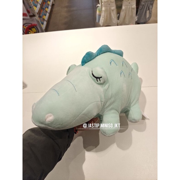 MINISO 🆕 Boneka Lembut CROCODILE / Boneka Buaya JUMBO (size 40cm)