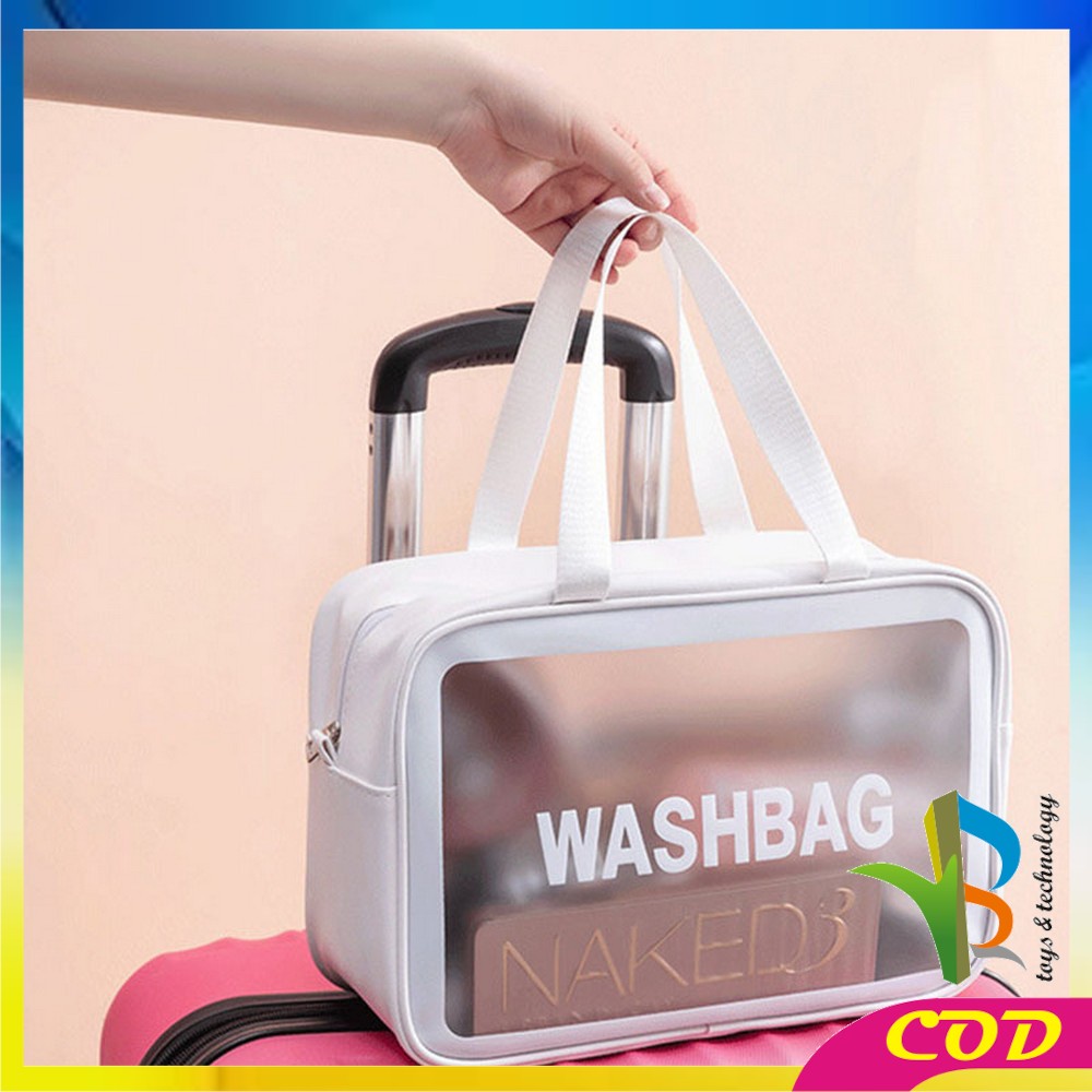 RB-T40 Tas WASHBAG Waterproof Pouch Travel Make Up Multifungsi / Tas Sabun Peralatan Mandi Traveling / Bag Organizer Tas Kosmetik Portable