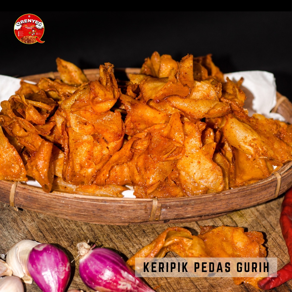 

Keripik Singkong Pedas / Kripik Pedas Asin Gurih / Keripik Pedas 225gr / Kripset Singkong Murah /Keripik Setan Khas Bandung