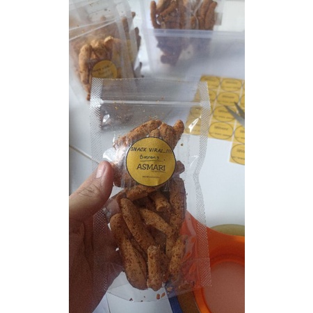 

Basreng pedas daun jeruk merk kemuning asli gurih gak atos