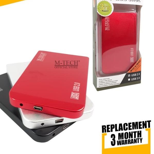 M-Tech Original Casing Hardisk External 2,5 Sata Color HDD Case ATA