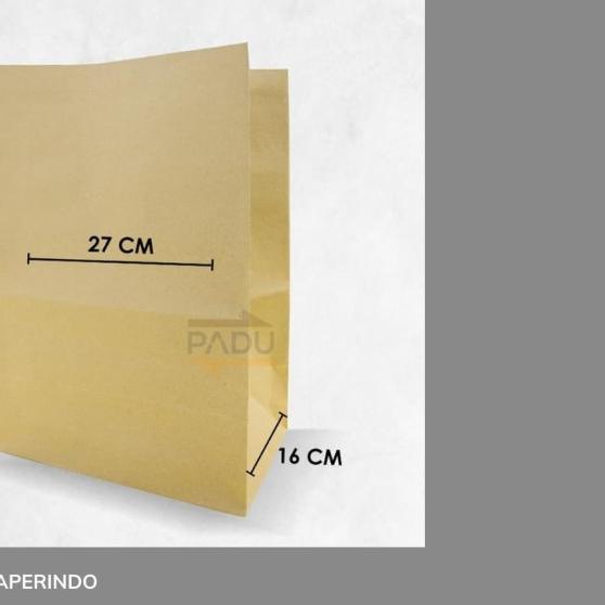 

Grocery Bag 27x16 x38.5 cm - SOS Paper Bag / Kantong Belanja
