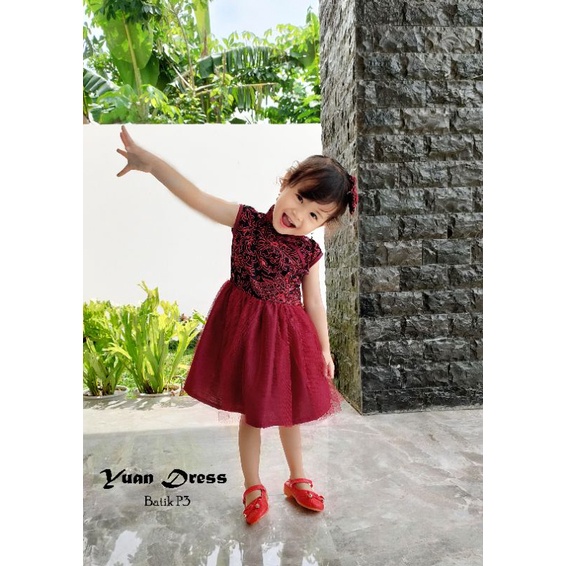 dress yuan imlek /dress imlek anak dan dewasa /dress natal/cheongsam anak dan dewasa/baju imlek keluarga