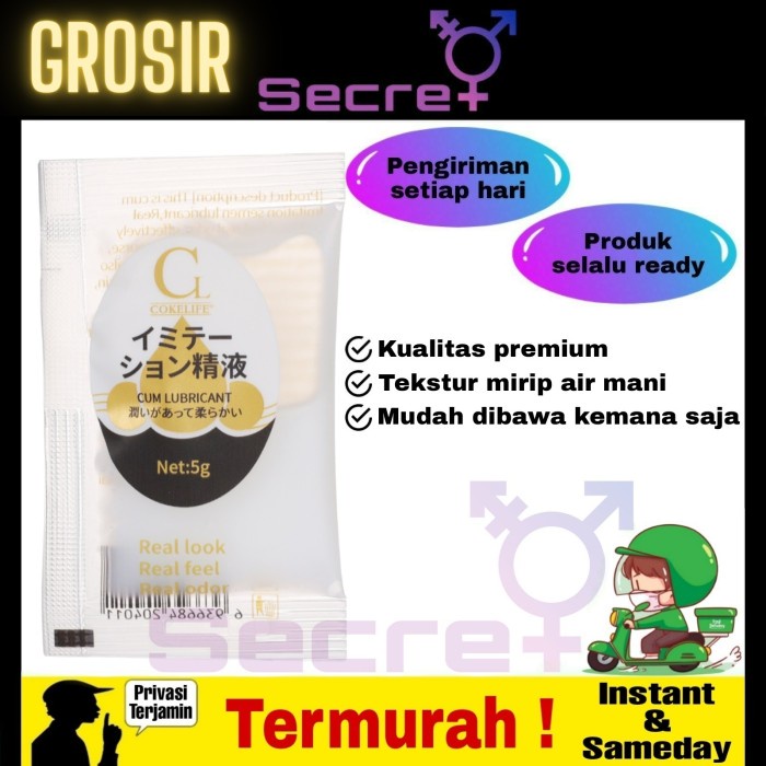 

SECRET PRODUK - COKELIFE SACHET SEMEN LUBRICANT - 5 ML
