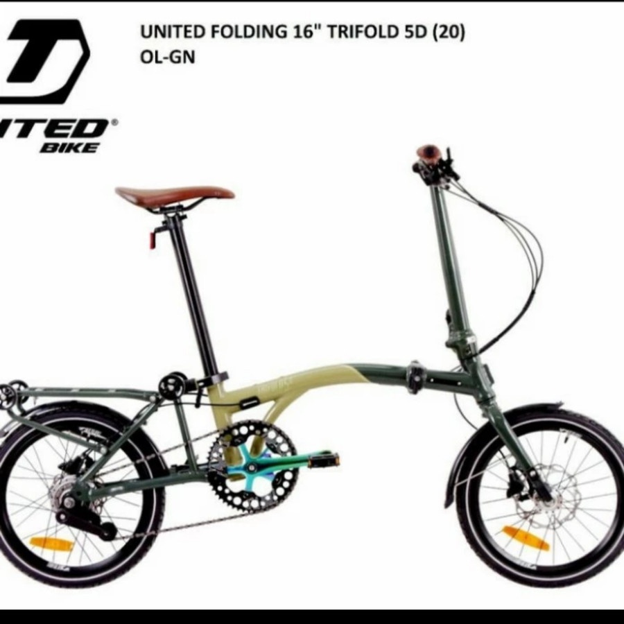 FOLDING BIKE - SEPEDA LIPAT UNITED TRIFOLD 5D