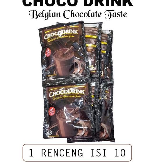

き CHOCO DRINK BELGIAN CHOCOLATE 1 RENCENG ISI 10 ㅴ