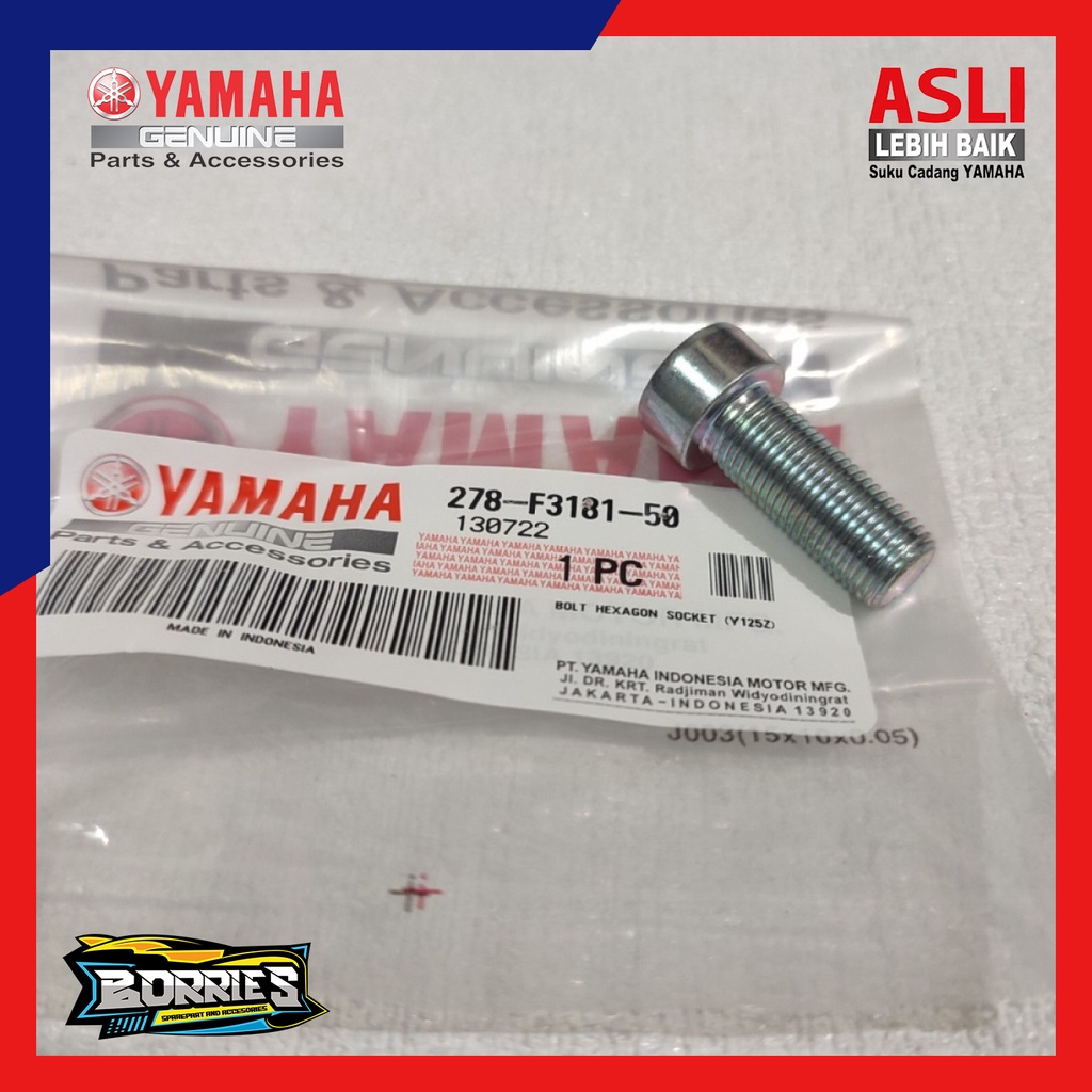 Baut Sulingan Bottom Tabung Shock Depan Rx king Original Yamaha 278-F3181-50