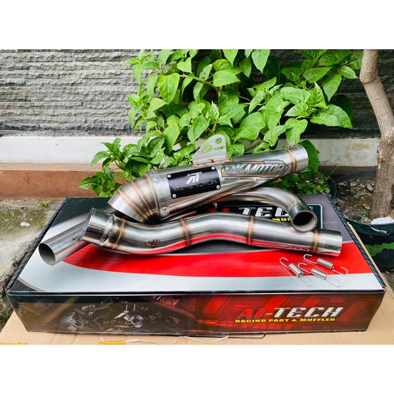 Knalpot Aitech SS Stainles Keong Leheran 35 38 Silincer 50 Megapro GL CB