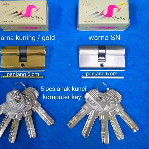 Silinder Kunci Computer Soligen 60mm