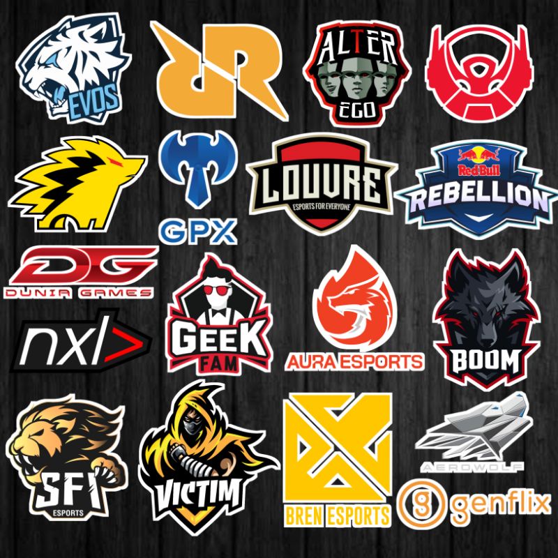 Stiker Logo Mobile legends | Stiker Esports | Stiker Esports MLBB 1 pcs Waterproff