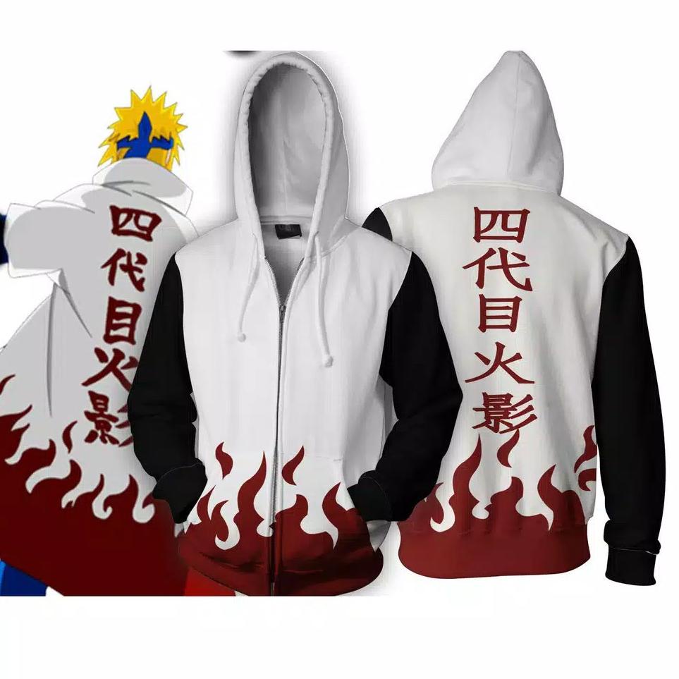 Terbaru Jubah Hokage Naruto Yondaime /Jaket Hokage Naruto Yondaime /Jaket Naruto /Jubah Naruto/ Anim
