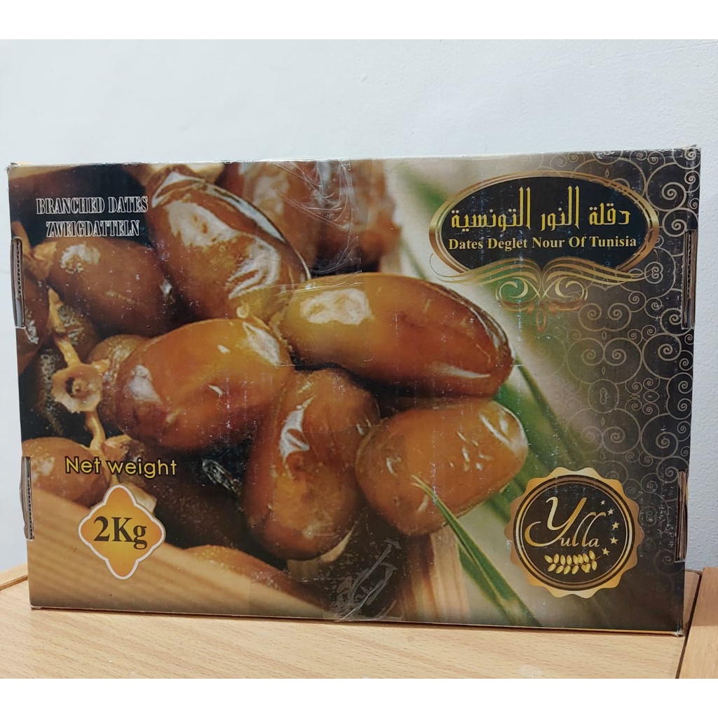 kurma tangkai 2kg / tunisia tangkai (kemasan dus 2kg )